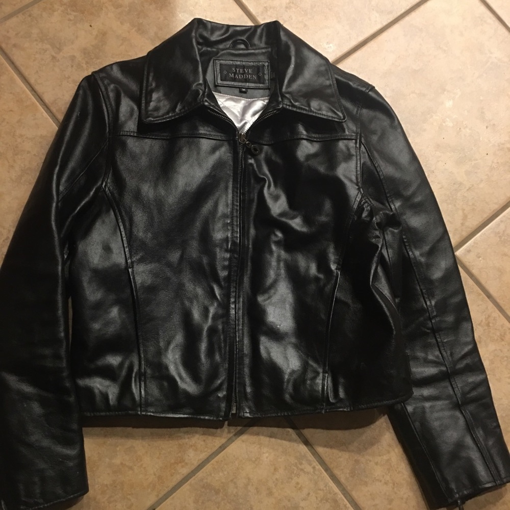🔥Real leather vintage Steve Madden jacket!🔥